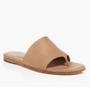 eileen fisher edge washed leather slide